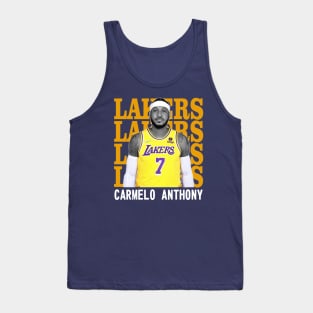 Los Angeles Lakers Carmelo Anthony Tank Top